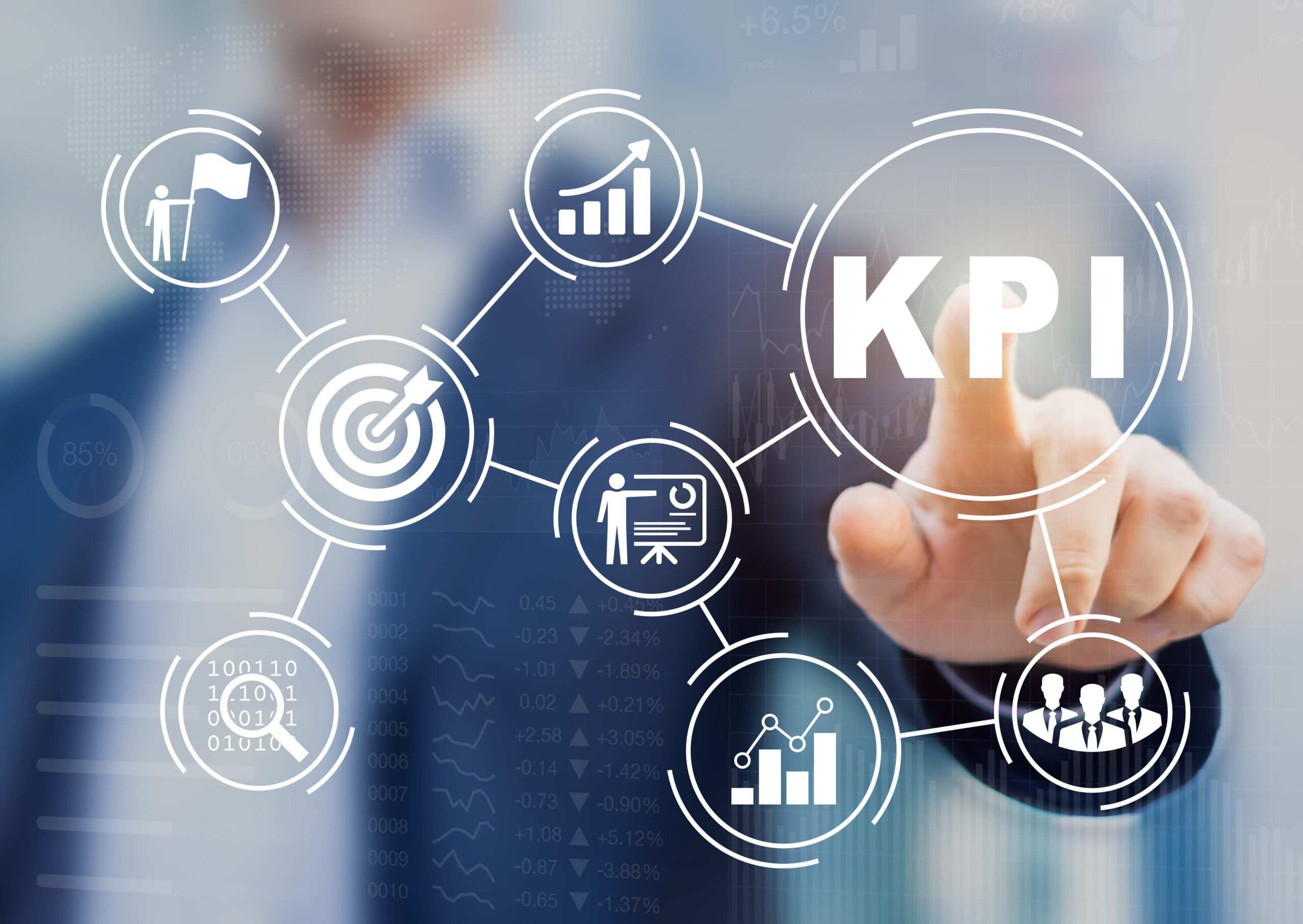 KPI graph on Shutterstock